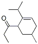 1-[5-methyl-2-(1-methylethyl)-2-cyclohexen-1-yl]propan-1-one  Structure