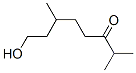 8-hydroxy-2,6-dimethyloctan-3-one Struktur
