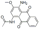 N-(4-amino-9,10-dihydro-3-methoxy-9,10-dioxo-1-anthryl)acetamide,84560-04-3,结构式