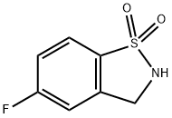 5-氟-2,3-二氢-1,2-苯并噻唑-1,1-二酮,845644-47-5,结构式