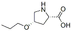 L-Proline, 4-propoxy-, (4S)- (9CI) 结构式