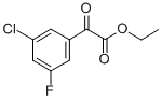 2-(3-氯-5-氟苯基)-2-氧代乙酸乙酯 结构式