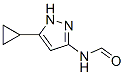 Formamide,  N-(5-cyclopropyl-1H-pyrazol-3-yl)- 化学構造式