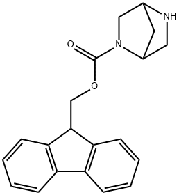 N-FMOC-2,5-DIAZA-BICYCLO[2.2.1]HEPTANE 结构式