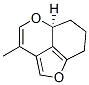 Furo[4,3,2-de][1]benzopyran, 5a,6,7,8-tetrahydro-3-methyl-, (5aS)- (9CI) 化学構造式