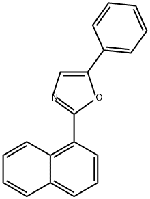 2-(1-NAPHTHYL)-5-PHENYLOXAZOLE Structure