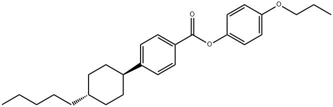 戊基环己基苯甲酸对丙氧基苯酚酯,84600-99-7,结构式