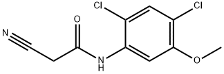 2-シアノ-N-(2,4-ジクロロ-5-メトキシフェニル)アセトアミド 塩化物 化学構造式