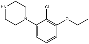 Piperazine, 1-(2-chloro-3-ethoxyphenyl)- 化学構造式