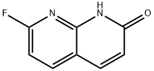 7-フルオロ-1,8-ナフチリジン-2-オール 化学構造式