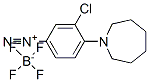3-chloro-4-hexahydro-1H-azepin-1-yl-benzenediazonium tetrafluoroborate,84604-31-9,结构式