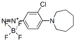 3-chloro-4-hexahydro-1H-azepin-1-yl-benzenediazonium tetrafluoroborate|