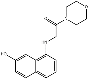 84604-37-5 4-[[(7-hydroxy-1-naphthyl)amino]acetyl]morpholine