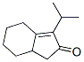 3,3a,4,5,6,7-hexahydro-1-isopropyl-2H-inden-2-one 结构式