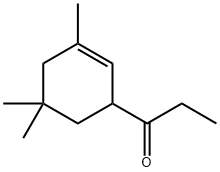 1-(3,5,5-trimethyl-2-cyclohexen-1-yl)propan-1-one Structure