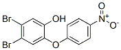 4,5-dibromo-2-(4-nitrophenoxy)phenol Struktur