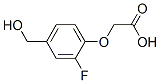 Acetic acid, [2-fluoro-4-(hydroxymethyl)phenoxy]- (9CI) Structure