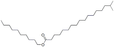 异硬脂酸癸酯,84605-08-3,结构式