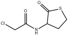 N-CHLOROACETYL-DL-HOMOCYSTEINE THIOLACTONE Struktur