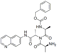 6-(N-Carbobenzoxy-alanyl-alanyl-alanylamido)quinoline Structure