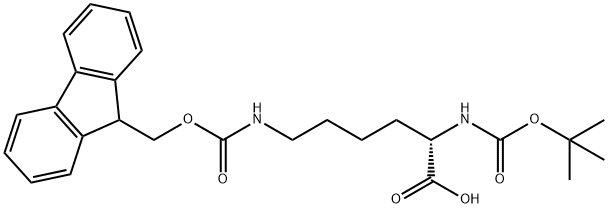 N-Boc-N'-Fmoc-L-Lysine Struktur