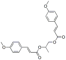 1-methyl-1,2-ethanediyl bis(p-methoxycinnamate)|