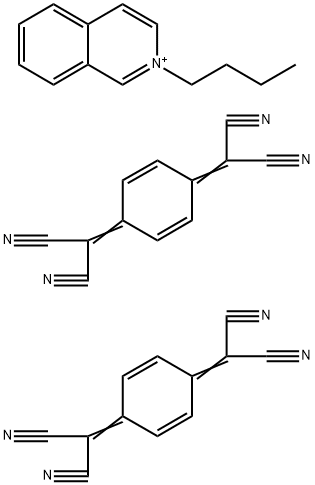 TCNQ・N-N-ブチルイソキノリン 化学構造式