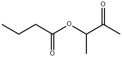 ブタン酸1-メチル-2-オキソプロピル 化学構造式
