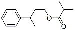 3-phenylbutyl isobutyrate Structure