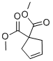 Dimethyl 3-Cyclopentene-1,1-dicarboxylate Struktur