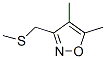 Isoxazole, 4,5-dimethyl-3-[(methylthio)methyl]- (9CI),84654-45-5,结构式