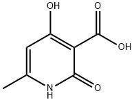 2,4-DIHYDROXY-6-METHYLPYRIDINE-3-CARBOXYLIC ACID Struktur