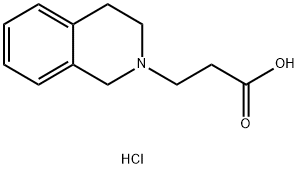3-(1,2,3,4-Tetrahydroisoquinoline-2-yl)-propionic acid hydrochloride Structure