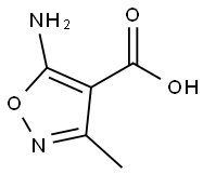 3-甲基-5-氨基-4-异噁唑羧酸,84661-50-7,结构式