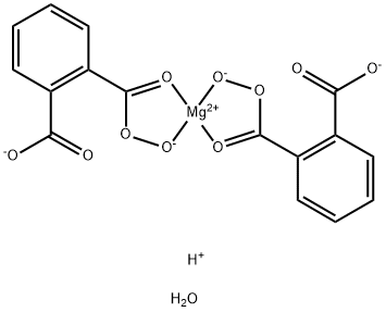 モノペルオキシフタル酸マグネシウム六水和物 化学構造式