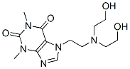 1H-Purine-2,6-dione, 7-(2-(bis(2-hydroxyethyl)amino)ethyl)-3,7-dihydro -1,3-dimethyl-,84668-55-3,结构式
