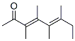 3,4,5,6-tetramethylocta-3,5-dien-2-one Structure