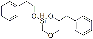 methoxymethylbis(2-phenylethoxy)silane Struktur