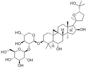 アストラガロシドIII 化学構造式