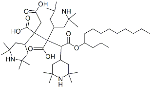 1,2,3-tris(2,2,6,6-tetramethyl-4-piperidyl) 4-tridecyl butane-1,2,3,4-tetracarboxylate|1,2,3,4-丁烷四羧酸-1,2,3-三(2,2,6,6-四甲基-4-哌啶基)-4-十三烷酯