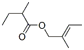 2-methylbut-2-enyl 2-methylbutyrate 结构式