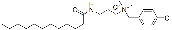 84697-05-2 (p-chlorobenzyl)dimethyl[3-[(1-oxododecyl)amino]propyl]ammonium chloride