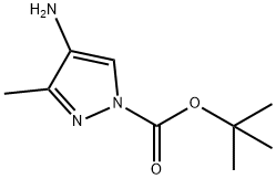 4-AMino-3-Methyl-pyrazole-1-carboxylic acid tert-butyl ester Struktur