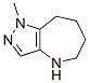 Pyrazolo[4,3-b]azepine,  1,4,5,6,7,8-hexahydro-1-methyl- Struktur