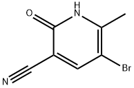 5-溴-3-氰基-2-羟基-6-甲基吡啶, 84725-13-3, 结构式