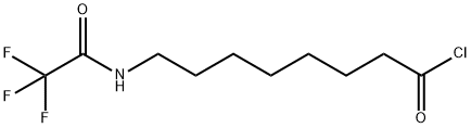 Octanoyl chloride, 8-[(2,2,2-trifluoroacetyl)amino]- Structure