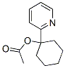 1-(pyridin-2-yl)cyclohexyl acetate Structure