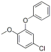 4-CHLORO-2-PHENOXY ANISOLE Structure