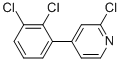 2-CHLORO-4-(2,3-DICHLOROPHENYL)PYRIDINE Struktur