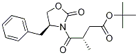 (BETAS,4R)-BETA-甲基-GAMA,2-二氧代-4-(苯基甲基)-3-恶唑烷丁酸叔丁酯,847406-37-5,结构式